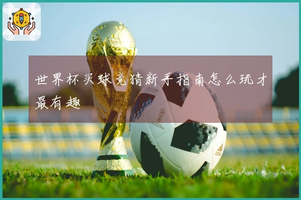 世界杯买球竞猜新手指南怎么玩才最有趣
